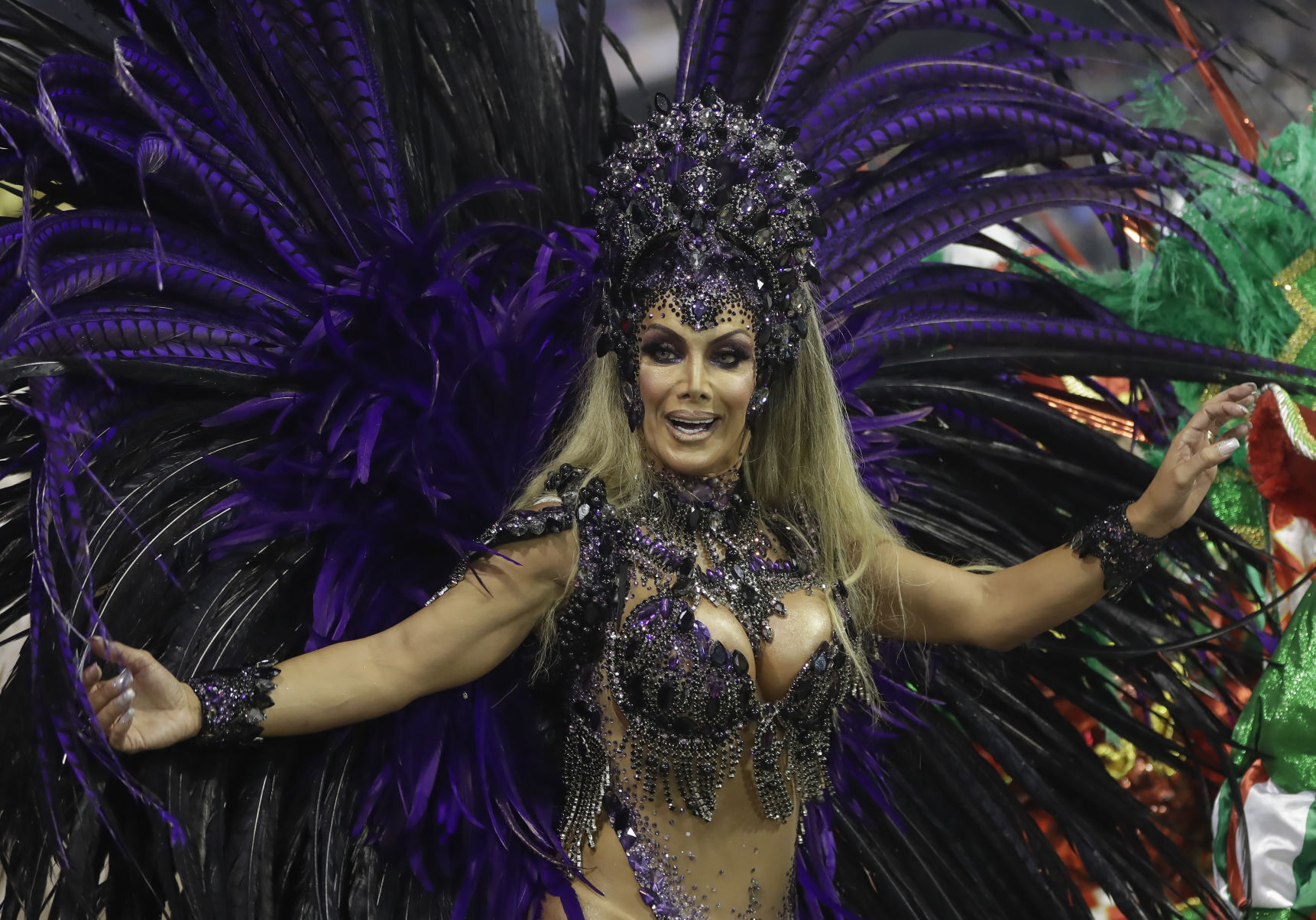 APTOPIX Brazil Transgender Carnival Godmother